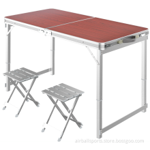 Outdoor portable camping folding table aluminum alloy